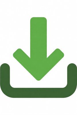 Green Download Arrow Icon
