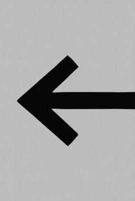 Black Left Arrow Icon