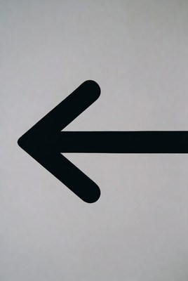 Black Left Arrow Icon