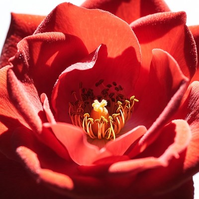 Close-up red rose flower