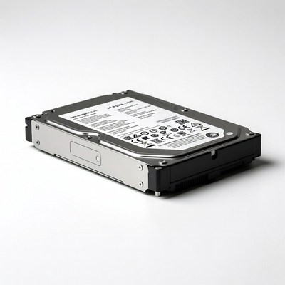 Silver 3.5-inch SATA Hard Drive