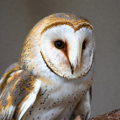 Barn Owl on Branch