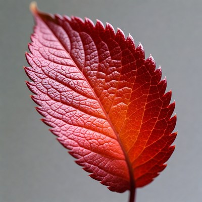 Red Autumn Leaf