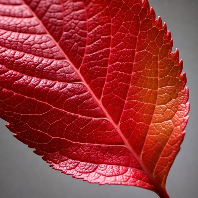 Red Autumn Maple Leaf