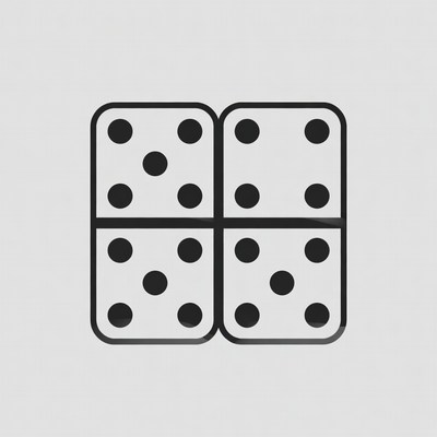 Double Six Domino Tiles