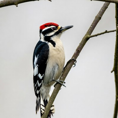 Red-headed Woodpecker on branch