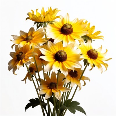 Bouquet of yellow daisies