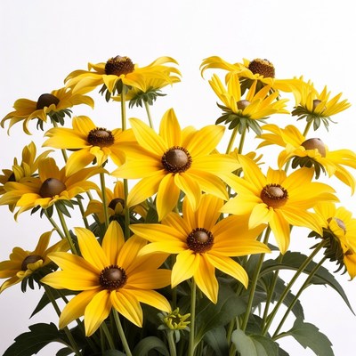 Bouquet of yellow black-eyed Susan flowers