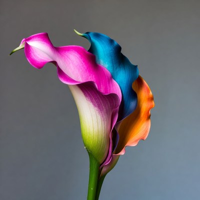 Colorful Rainbow Calla Lily