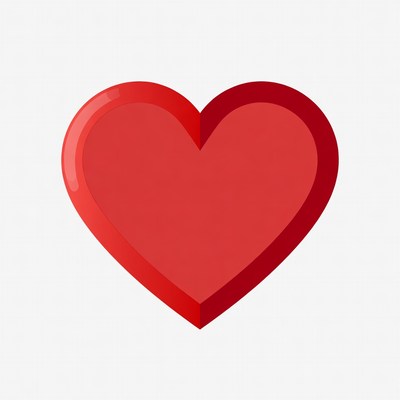 Red heart icon