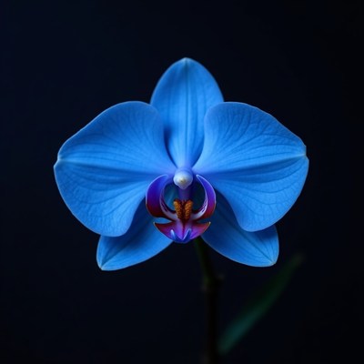 Blue Phalaenopsis Orchid Flower