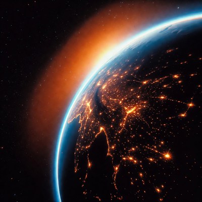 Earth at Night from Space