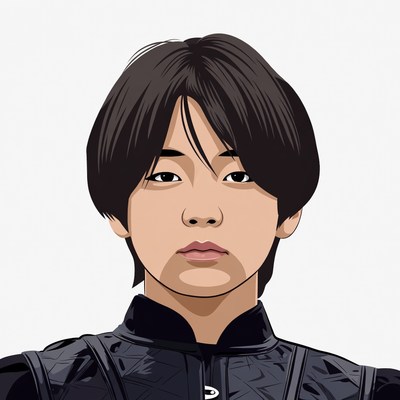 Anime boy in black jacket