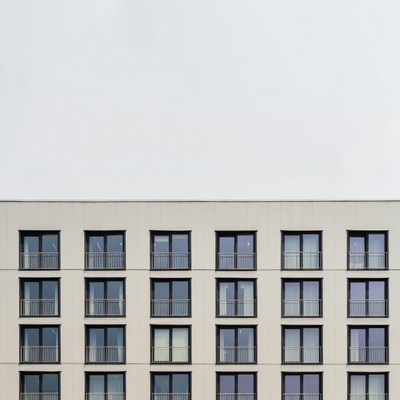 Modern Apartment Building Facade