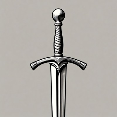 Medieval Sword Illustration