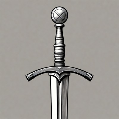 Medieval Sword Illustration