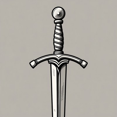 Medieval Sword Illustration