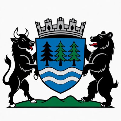 Coat of Arms with Bull and Bears