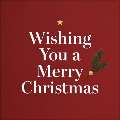 Merry Christmas Wishing Card