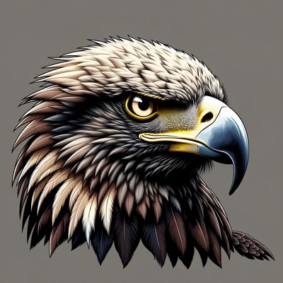 Bald Eagle Head Closeup
