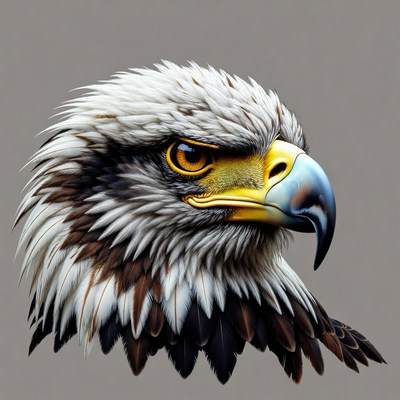 Bald Eagle Head Closeup
