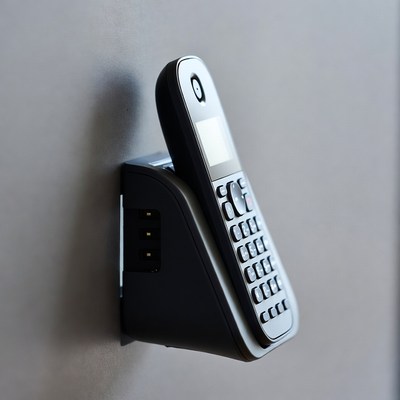 Cordless Phone in Wall Mount