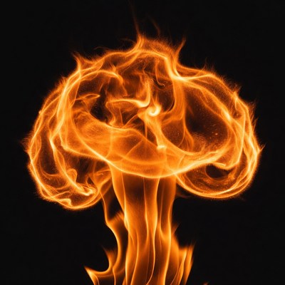 Mushroom Cloud Fire Explosion