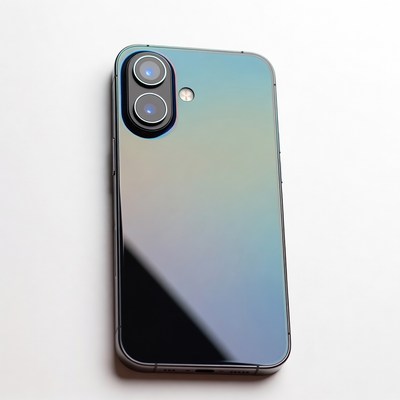 Iridescent iPhone Back with Dual Cameras