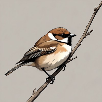 Bee-eater bird perched on branch