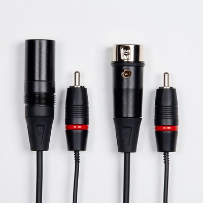 XLR and RCA Audio Cables