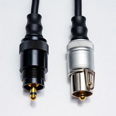 Black and Silver XLR Connectors
