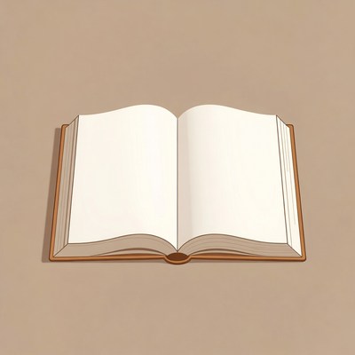 Open book illustration