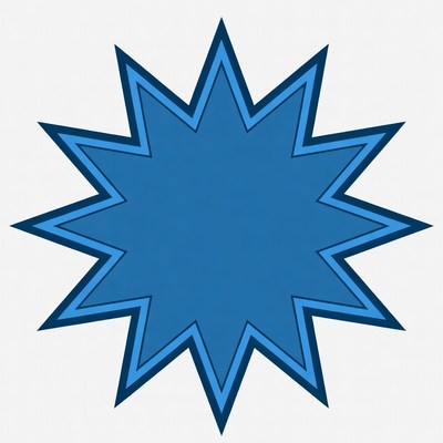 Blue Star Clipart