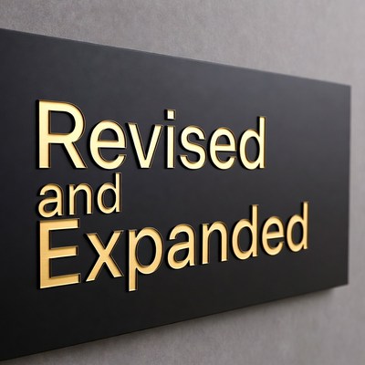 Revised and Expanded Gold Sign