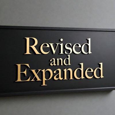 Revised and Expanded Gold Sign