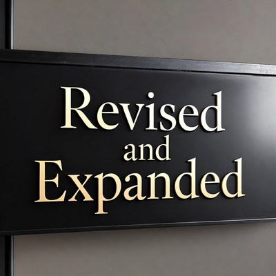 Revised and Expanded Sign