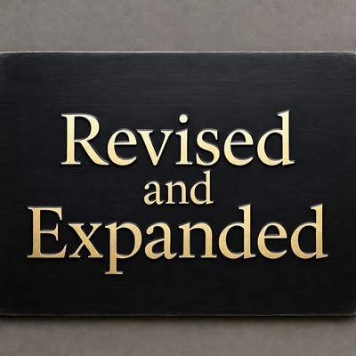 Revised and Expanded Sign