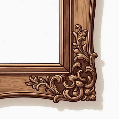 Ornate Wooden Picture Frame