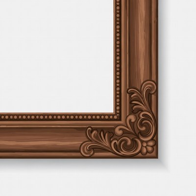 Ornate Wooden Picture Frame