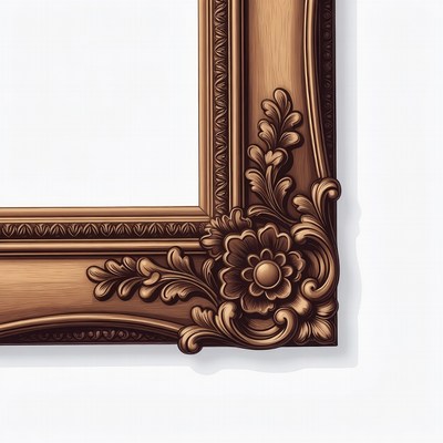 Ornate Wooden Picture Frame