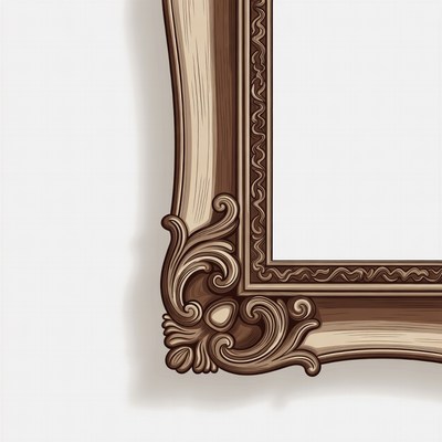 Ornate Gold Picture Frame