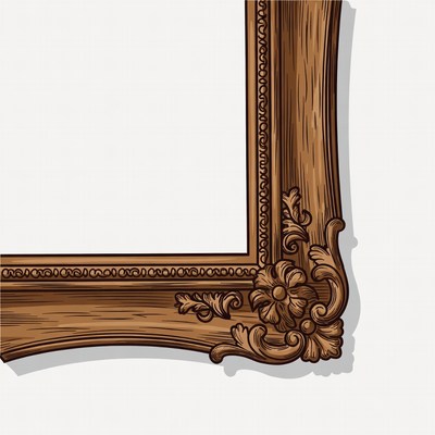 Ornate Wooden Picture Frame