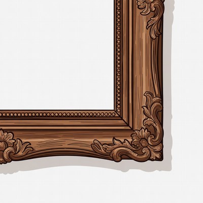 Ornate Wooden Picture Frame