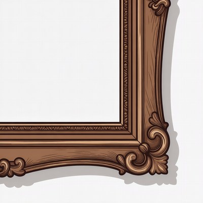 Ornate Wooden Picture Frame