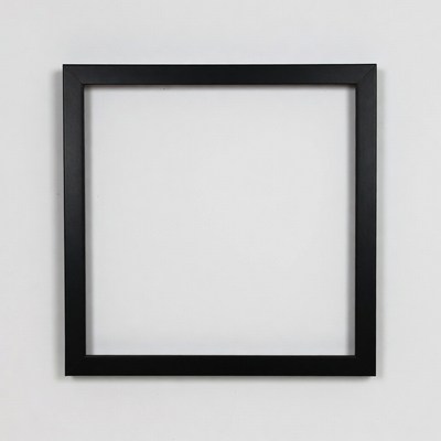 Empty Black Picture Frame