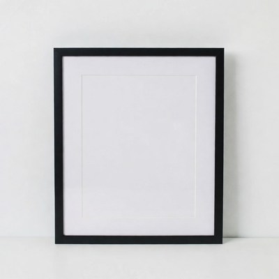 Black Empty Picture Frame