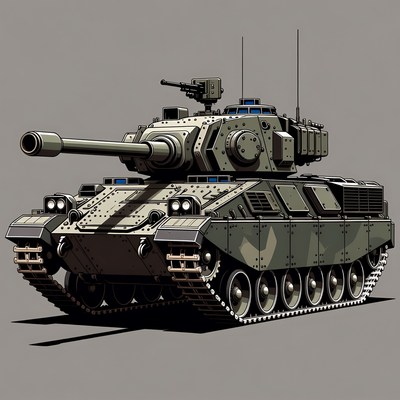 Military Tank Illustration