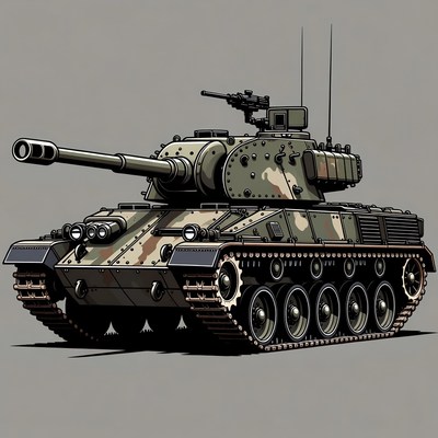 Military Tank Illustration