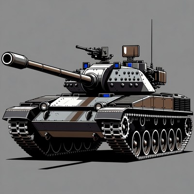 Military Tank Illustration
