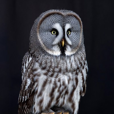 Great Gray Owl close-up